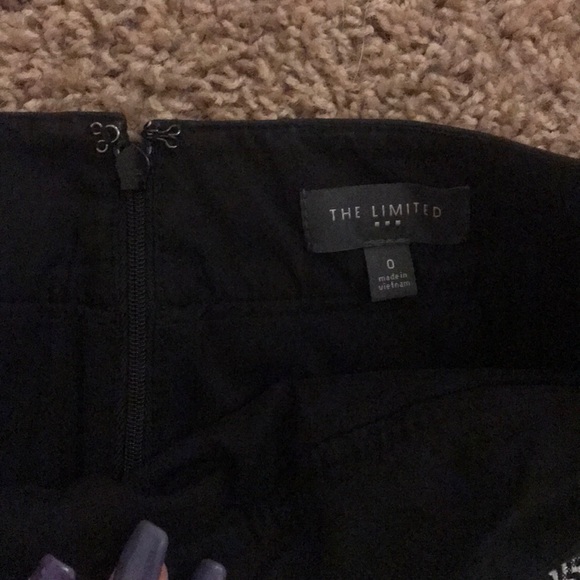 Houndstooth faux leather detail skirt - Picture 4 of 4